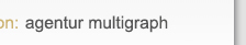Agentur multigraph